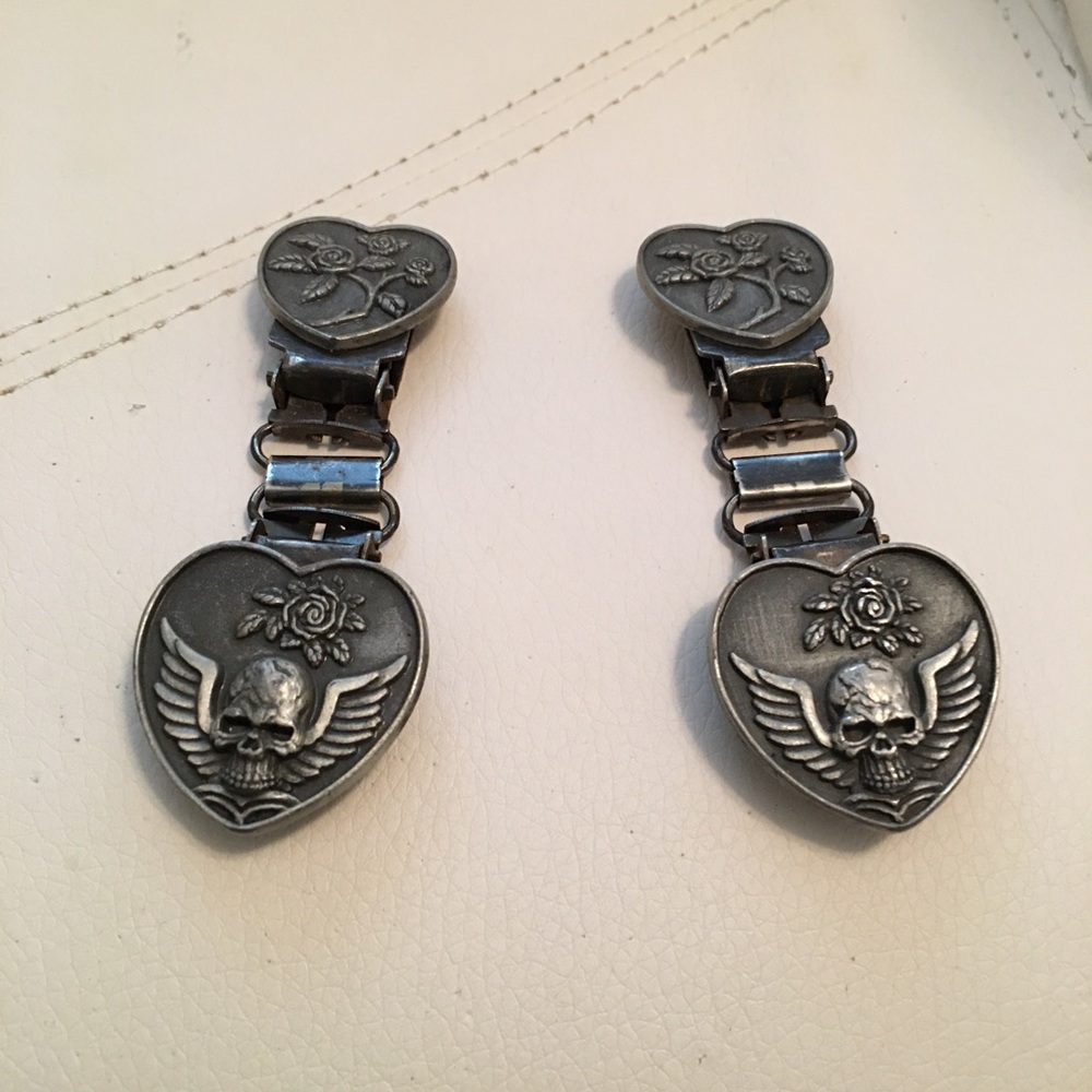 Ladies Harley Davidson boot/jean clips